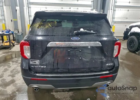 2022 Ford Explorer Limited из США, поврежденный, VIN 1FMSK8FH4NGA94828